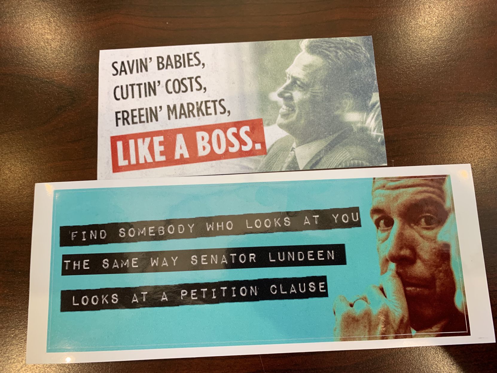 Naumann bumper stickers